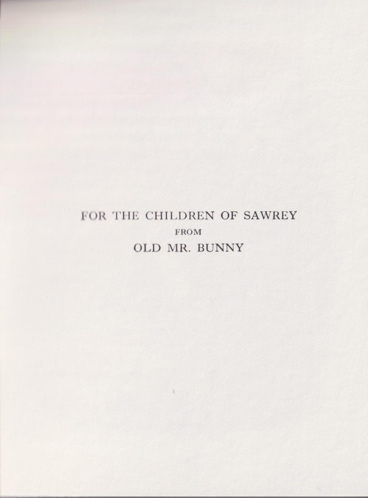 The Tale of Benjamin Bunny