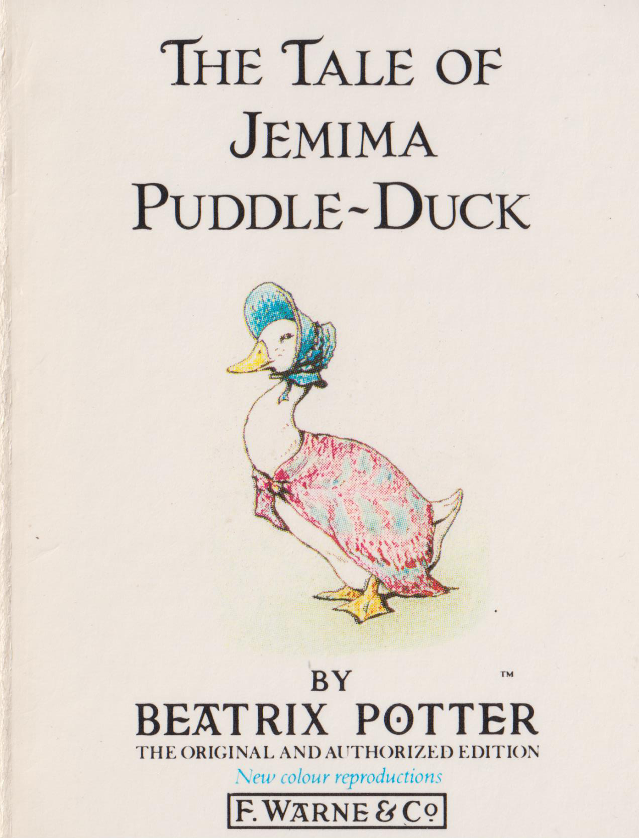 The Tale of Jemima Puddle-Duck